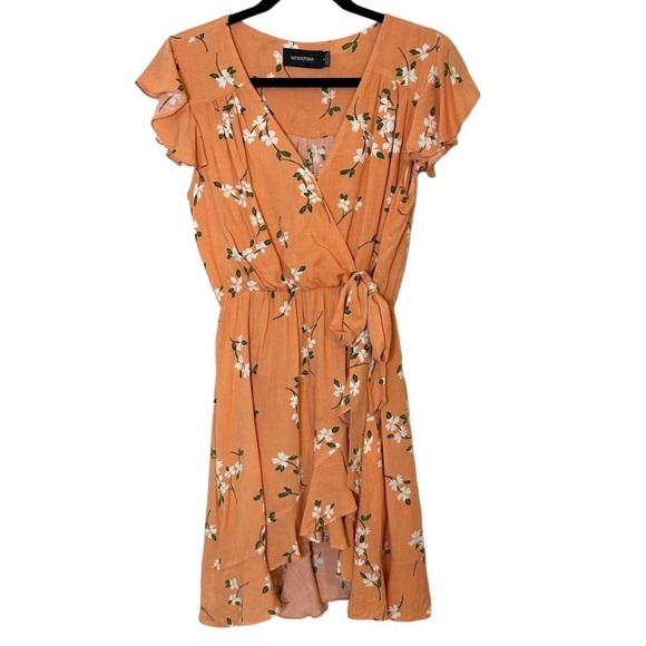 Minkpink Womens Floral Wrap Dress - Picture 1 of 5